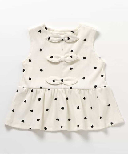 日本童裝 apres les cours 露背緞帶無袖上衣 80-140cm 女童款 夏季 TOPS