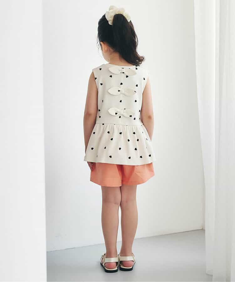 日本童裝 apres les cours 露背緞帶無袖上衣 80-140cm 女童款 夏季 TOPS