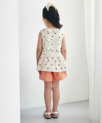日本童裝 apres les cours 露背緞帶無袖上衣 80-140cm 女童款 夏季 TOPS