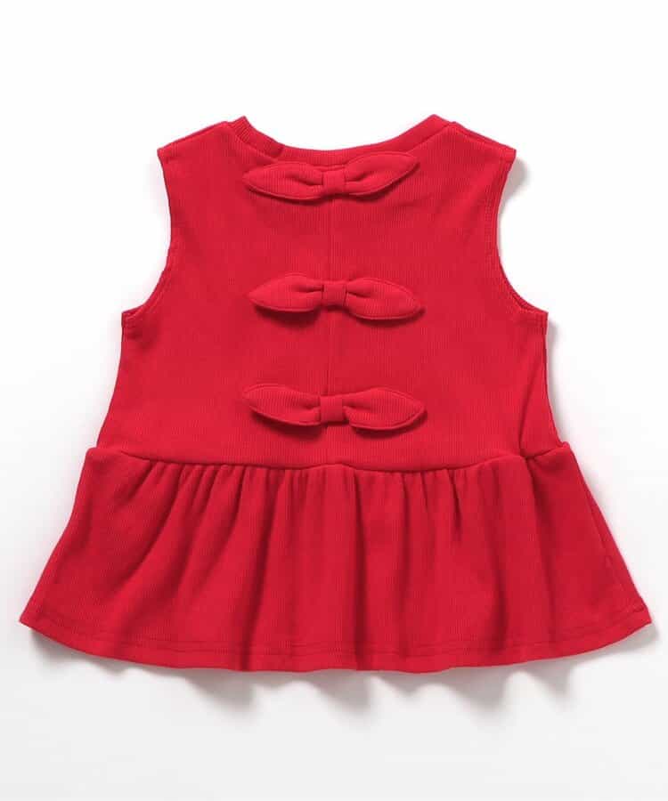 日本童裝 apres les cours 露背緞帶無袖上衣 80-140cm 女童款 夏季 TOPS