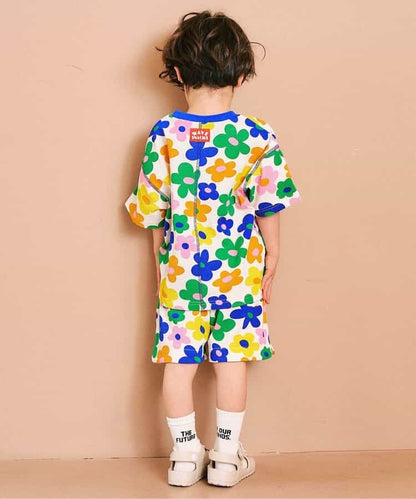 日本童裝 apres les cours 印花拼接短褲 80-130cm 男童款 夏季 PANTS