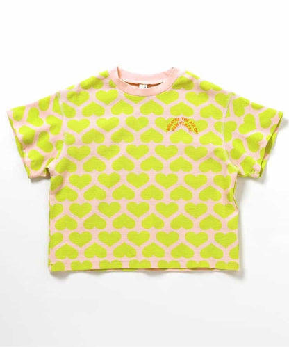 日本童裝 apres les cours 印花撞色拼接上衣 80-130cm 男童款/女童款 夏季 TOPS