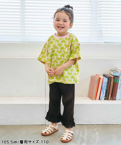 日本童裝 apres les cours 印花撞色拼接上衣 80-130cm 男童款/女童款 夏季 TOPS