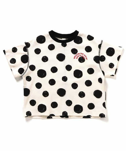 日本童裝 apres les cours 印花撞色拼接上衣 80-130cm 男童款/女童款 夏季 TOPS