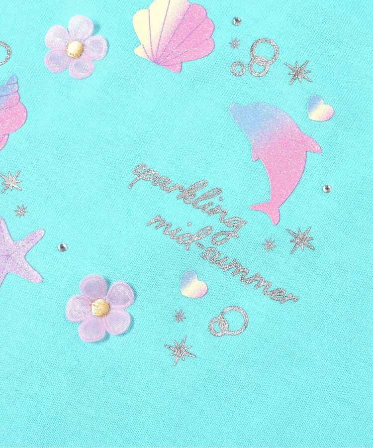 日本童裝 apres les cours 緞帶露肩上衣 80-140cm 女童款 夏季 TOPS