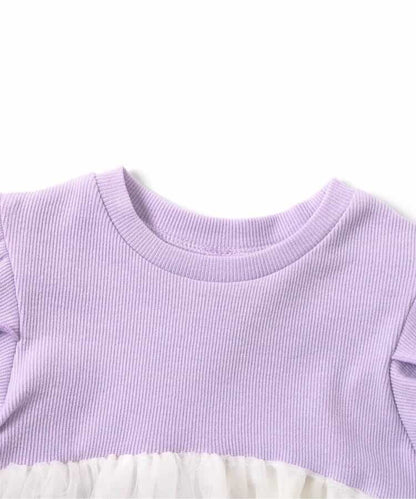 日本童裝 apres les cours 薄紗刺繡上衣 80-140cm 女童款 夏季 TOPS
