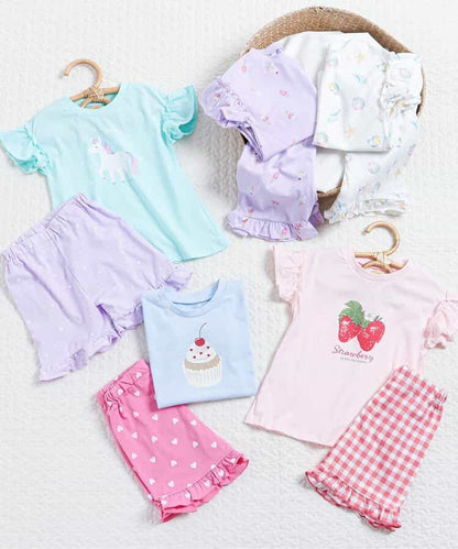 日本童裝 apres les cours 吸水速乾 接觸冷感 睡衣 80-130cm 女童款 夏季 睡衣系列