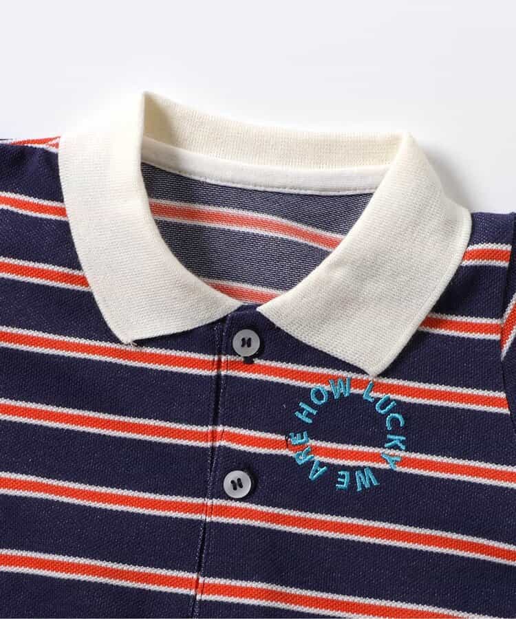 日本童裝 apres les cours 接觸冷感 polo連衣 70-80cm 男童款 夏季 Jumpsuit