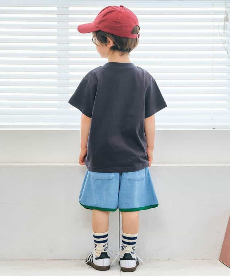 日本童裝 apres les cours 毛巾料運動褲 80-130cm 男童款 夏季 PANTS