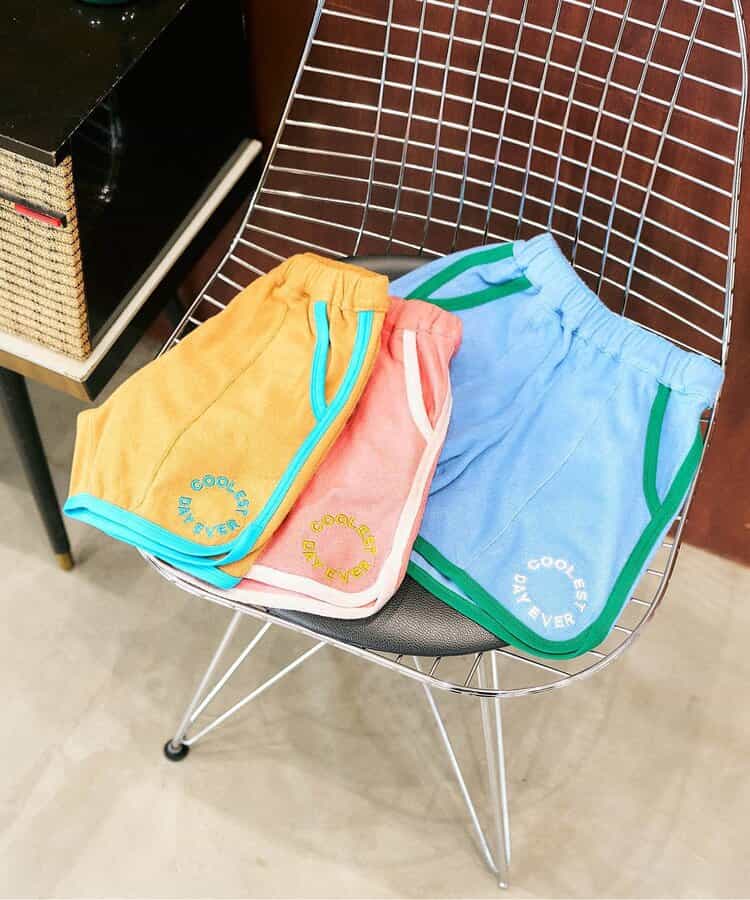 日本童裝 apres les cours 毛巾料運動褲 80-130cm 男童款 夏季 PANTS