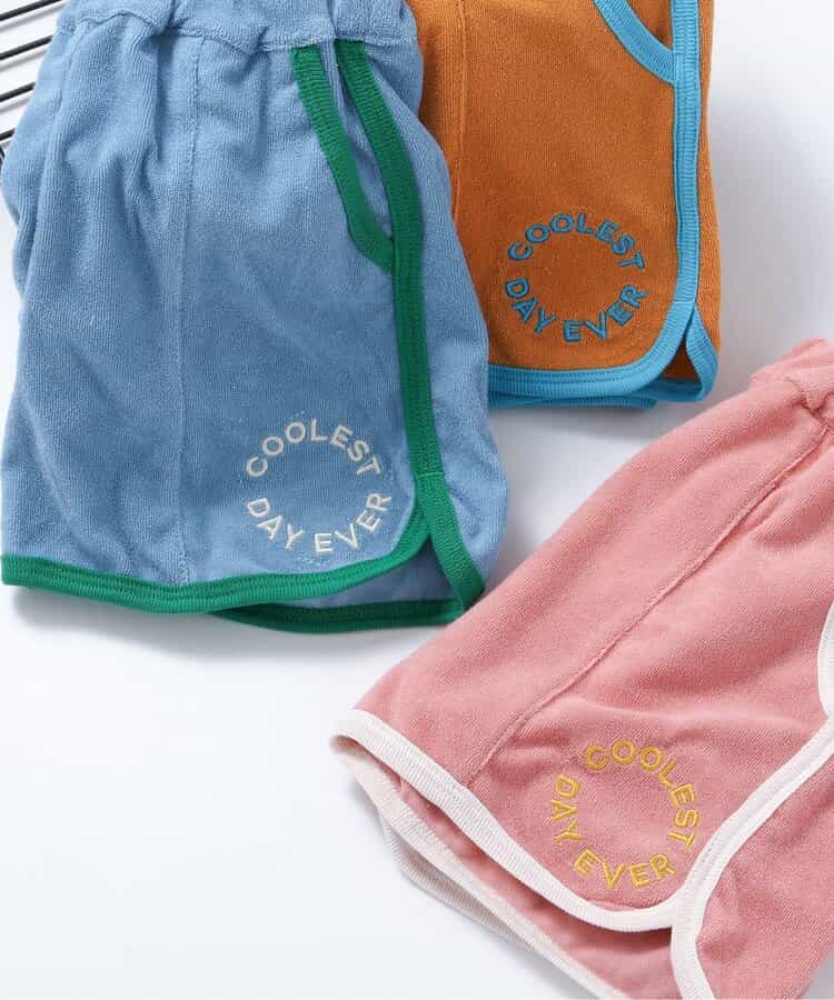 日本童裝 apres les cours 毛巾料運動褲 80-130cm 男童款 夏季 PANTS