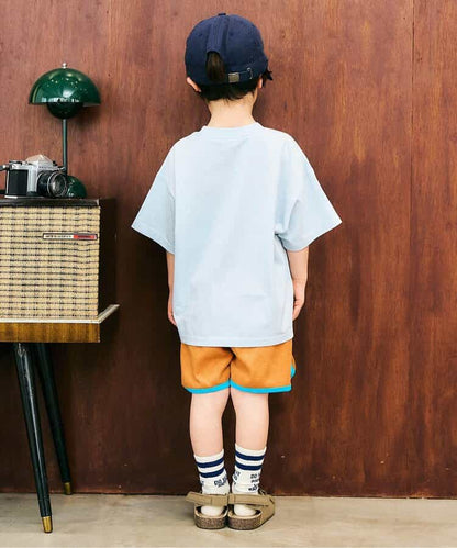 日本童裝 apres les cours 毛巾料運動褲 80-130cm 男童款 夏季 PANTS