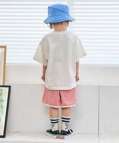 日本童裝 apres les cours 毛巾料運動褲 80-130cm 男童款 夏季 PANTS