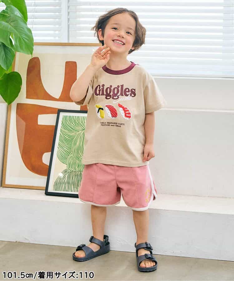 日本童裝 apres les cours 毛巾料運動褲 80-130cm 男童款 夏季 PANTS