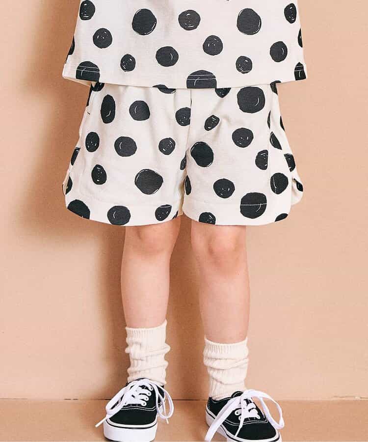 日本童裝 apres les cours 印花拼接短褲 80-130cm 男童款 夏季 PANTS
