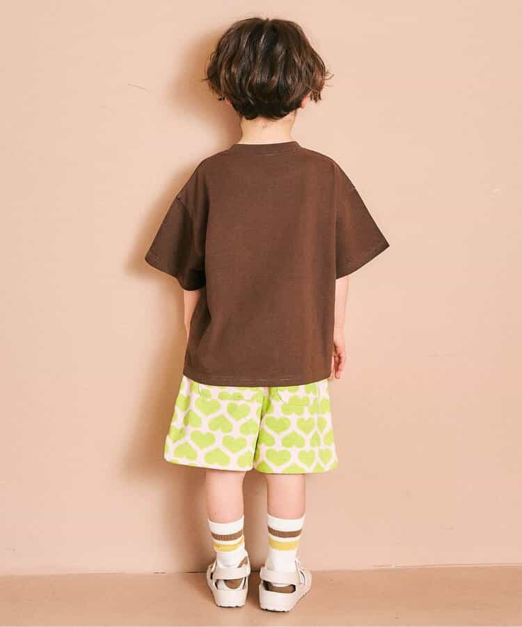 日本童裝 apres les cours 印花拼接短褲 80-130cm 男童款 夏季 PANTS