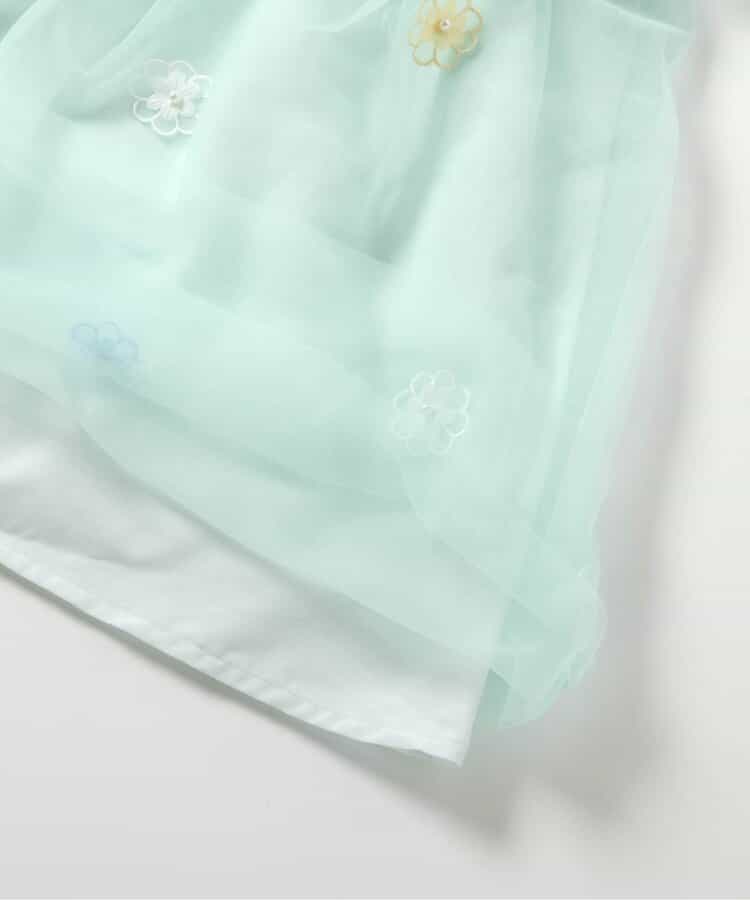 日本童裝 apres les cours 花花薄紗連身裙 80-140cm 女童款 夏季 DRESSES