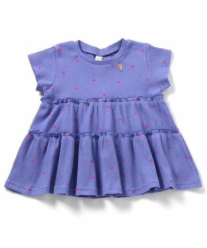 日本童裝 apres les cours 防UV 華夫格上衣 80-140cm 女童款 夏季 TOPS
