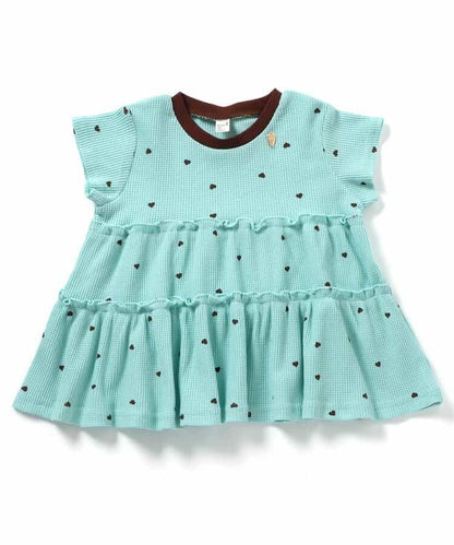 日本童裝 apres les cours 防UV 華夫格上衣 80-140cm 女童款 夏季 TOPS