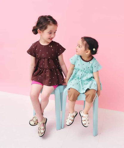 日本童裝 apres les cours 防UV 華夫格上衣 80-140cm 女童款 夏季 TOPS
