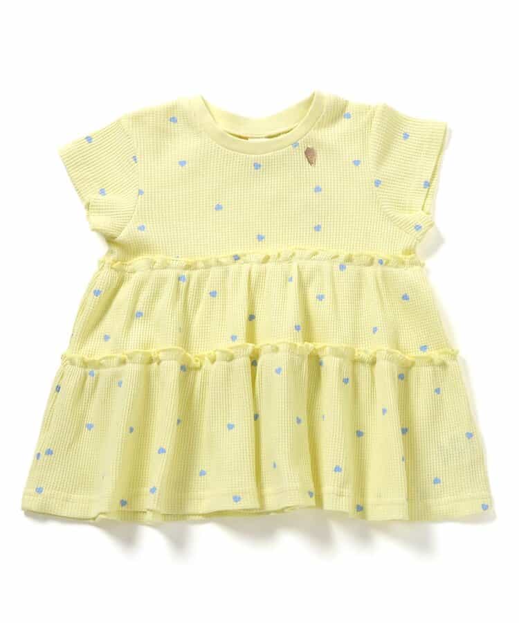 日本童裝 apres les cours 防UV 華夫格上衣 80-140cm 女童款 夏季 TOPS