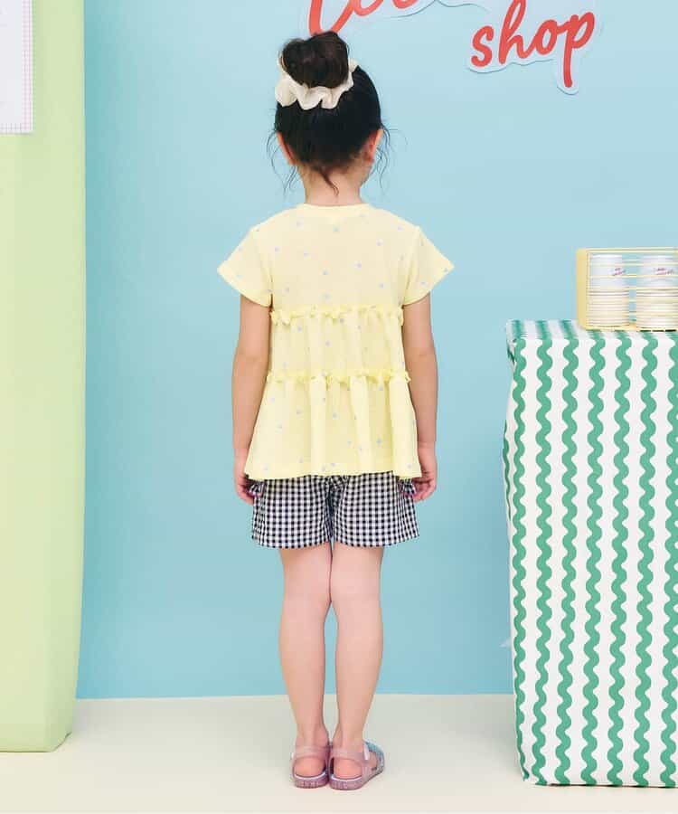 日本童裝 apres les cours 防UV 華夫格上衣 80-140cm 女童款 夏季 TOPS