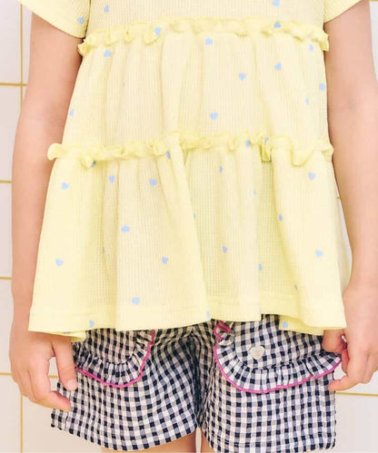 日本童裝 apres les cours 防UV 華夫格上衣 80-140cm 女童款 夏季 TOPS