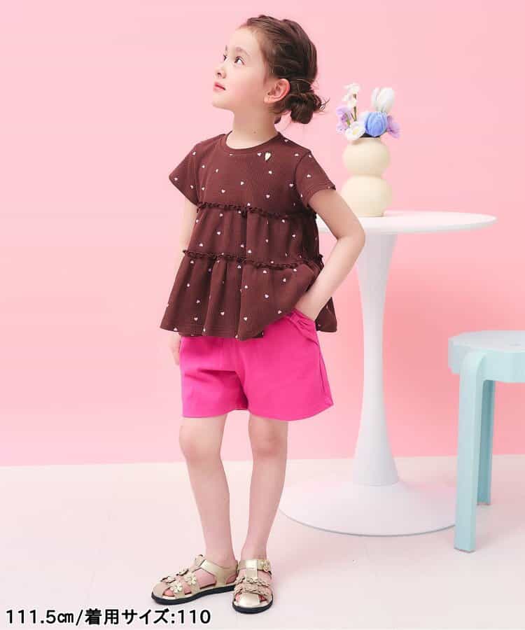 日本童裝 apres les cours 防UV 華夫格上衣 80-140cm 女童款 夏季 TOPS