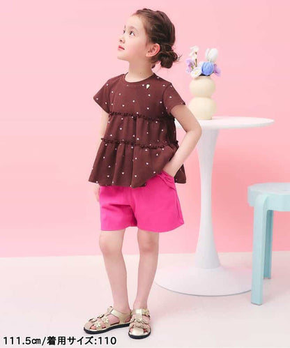 日本童裝 apres les cours 防UV 華夫格上衣 80-140cm 女童款 夏季 TOPS