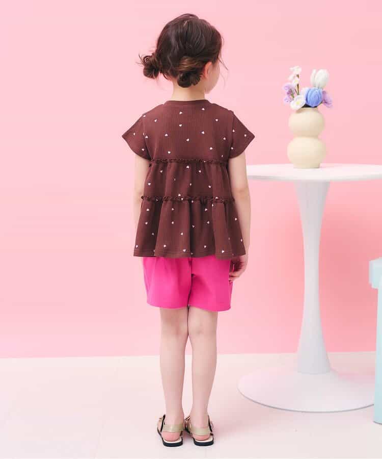 日本童裝 apres les cours 防UV 華夫格上衣 80-140cm 女童款 夏季 TOPS