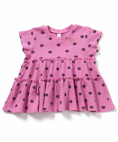 日本童裝 apres les cours 防UV 華夫格上衣 80-140cm 女童款 夏季 TOPS