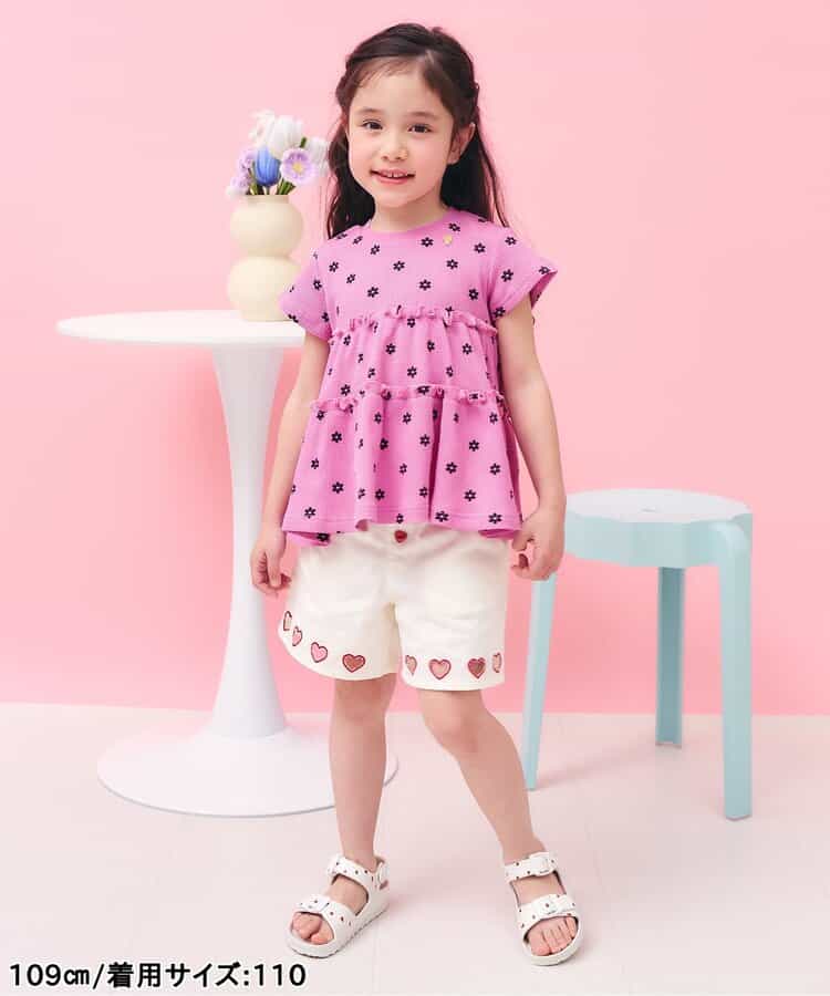 日本童裝 apres les cours 防UV 華夫格上衣 80-140cm 女童款 夏季 TOPS