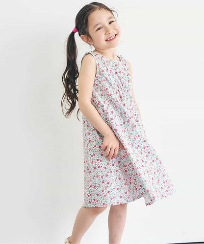 日本童裝 apres les cours 全印花連身裙 80-140cm 女童款 夏季 DRESSES