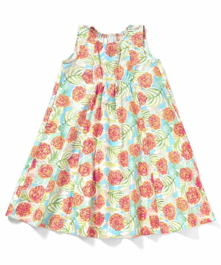 日本童裝 apres les cours 全印花連身裙 80-140cm 女童款 夏季 DRESSES
