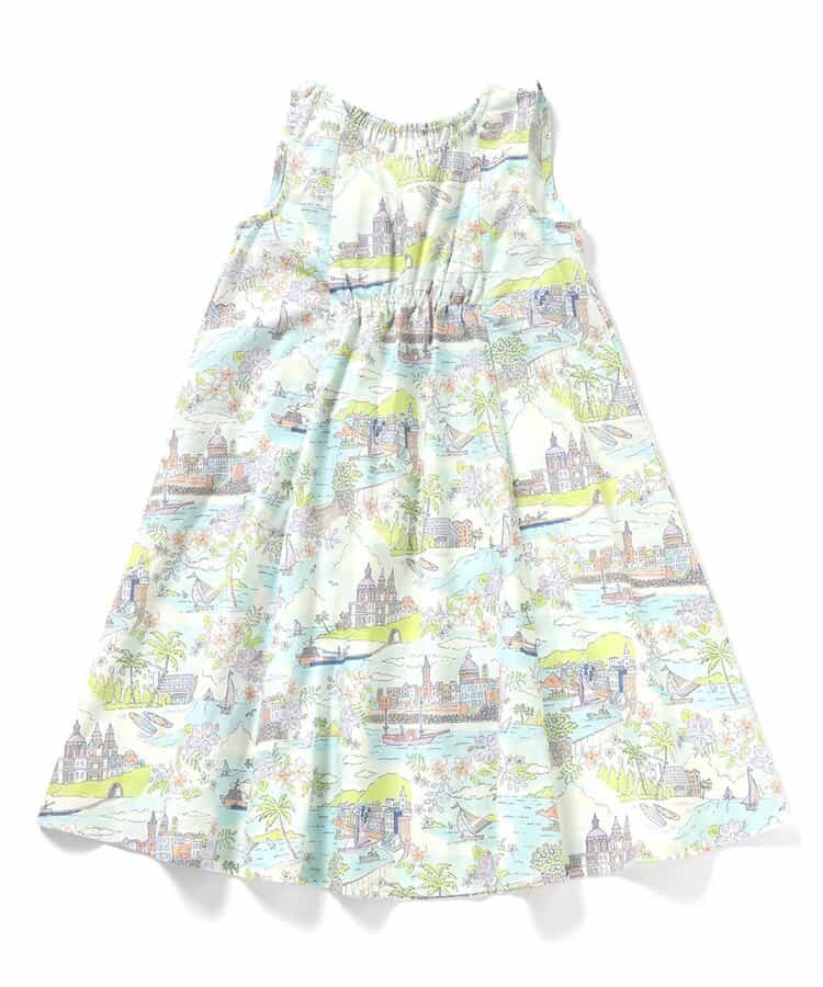 日本童裝 apres les cours 全印花連身裙 80-140cm 女童款 夏季 DRESSES