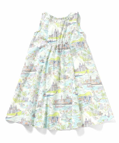 日本童裝 apres les cours 全印花連身裙 80-140cm 女童款 夏季 DRESSES