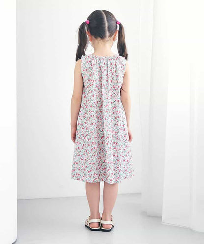 日本童裝 apres les cours 全印花連身裙 80-140cm 女童款 夏季 DRESSES