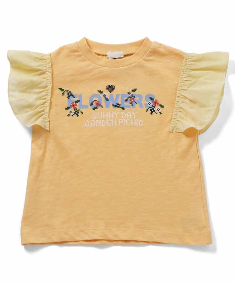 日本童裝 apres les cours 刺繡印花上衣 80-140cm 女童款 夏季 TOPS