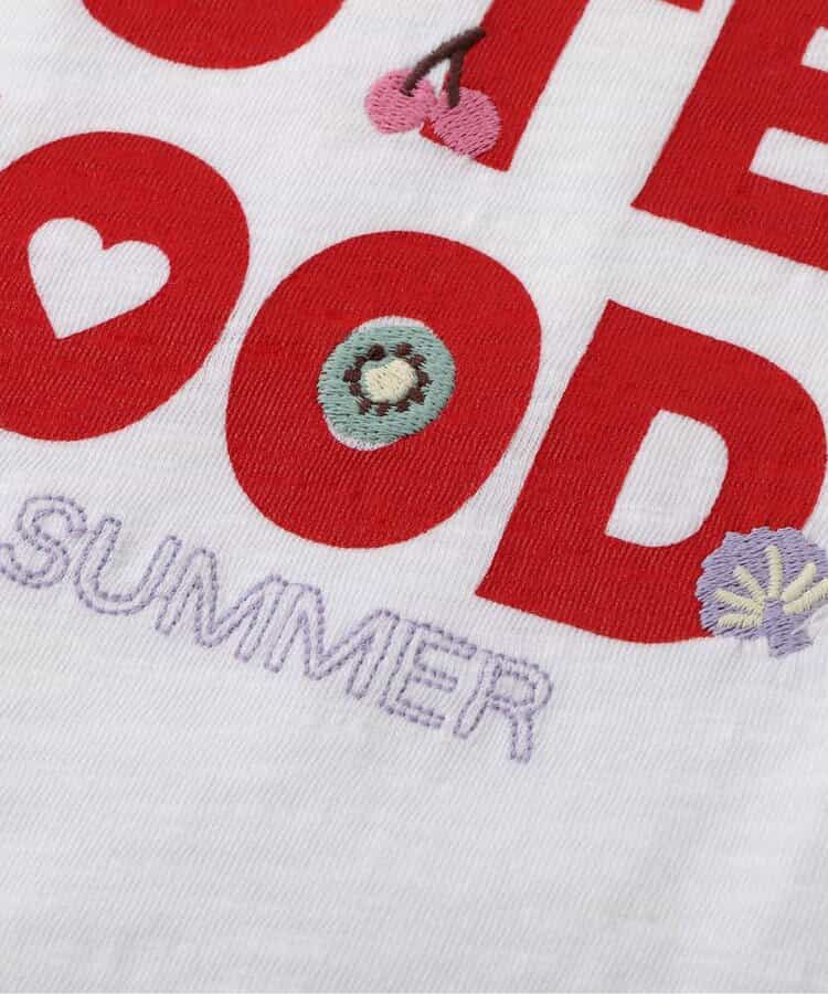 日本童裝 apres les cours 刺繡印花上衣 80-140cm 女童款 夏季 TOPS