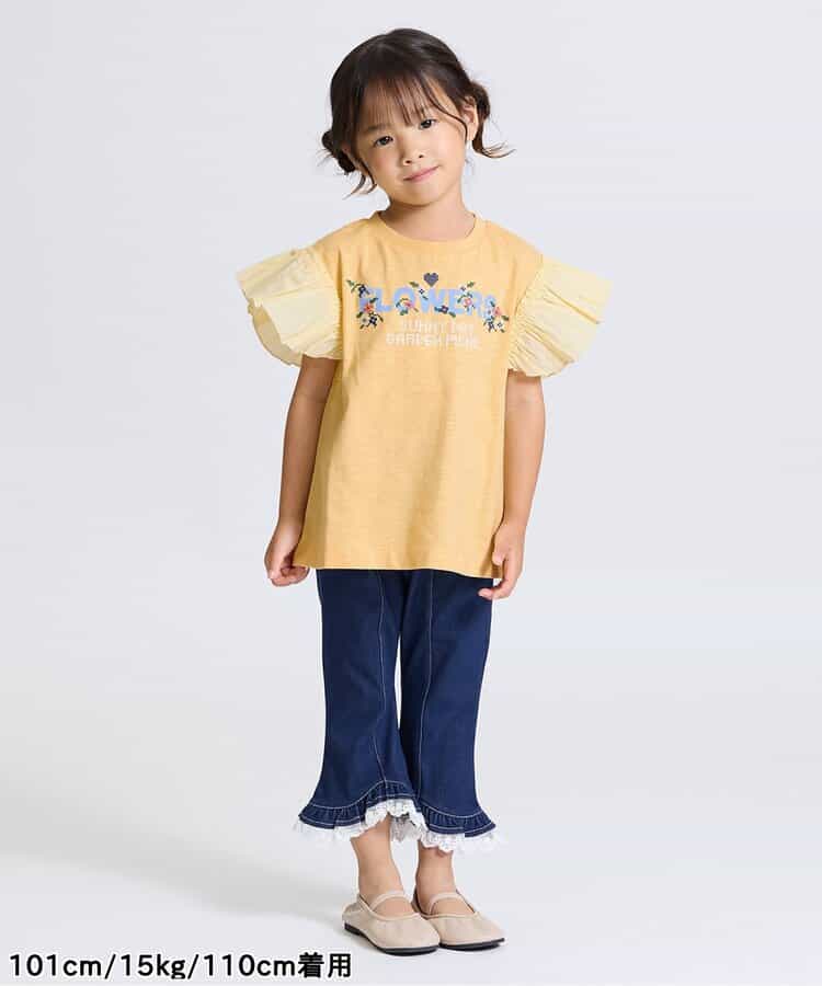 日本童裝 apres les cours 刺繡印花上衣 80-140cm 女童款 夏季 TOPS