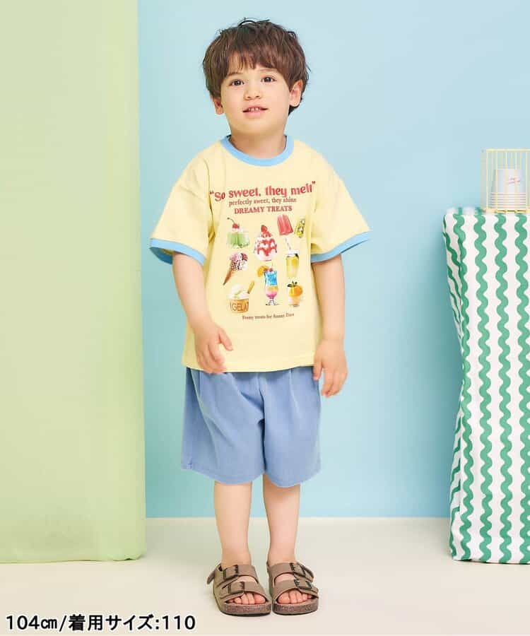 日本童裝 apres les cours 接觸冷感 印花上衣 80-140cm 男童款/女童款 夏季 TOPS