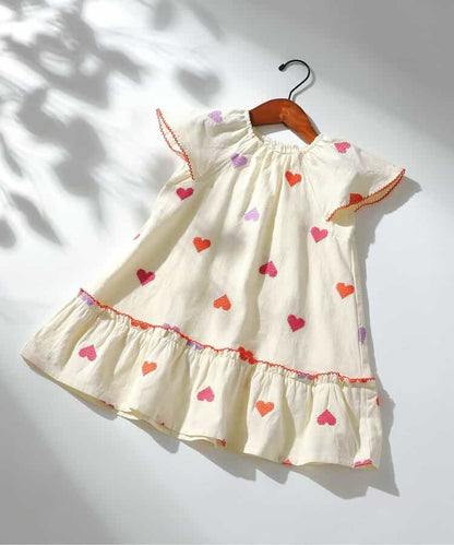 日本童裝 apres les cours 刺繡連身裙 80-140cm 女童款 夏季 DRESSES