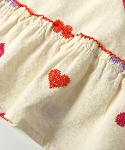 日本童裝 apres les cours 刺繡連身裙 80-140cm 女童款 夏季 DRESSES