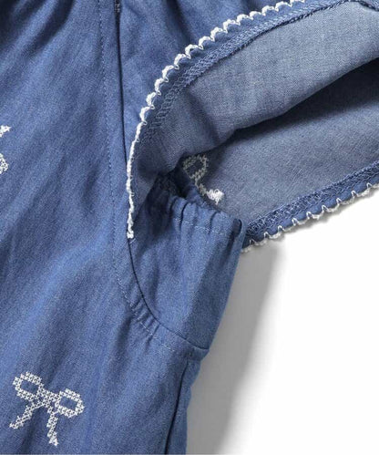 日本童裝 apres les cours 刺繡連身裙 80-140cm 女童款 夏季 DRESSES