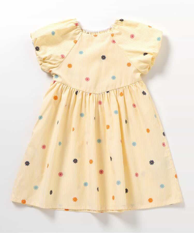 日本童裝 apres les cours 泡泡袖連身裙 80-140cm 女童款 夏季 DRESSES