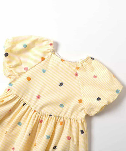 日本童裝 apres les cours 泡泡袖連身裙 80-140cm 女童款 夏季 DRESSES