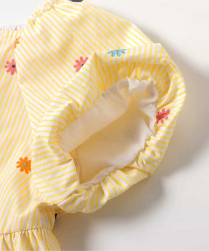 日本童裝 apres les cours 泡泡袖連身裙 80-140cm 女童款 夏季 DRESSES