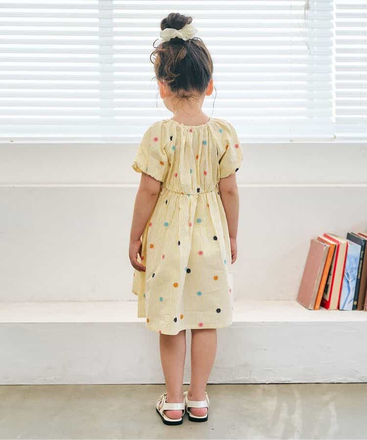 日本童裝 apres les cours 泡泡袖連身裙 80-140cm 女童款 夏季 DRESSES