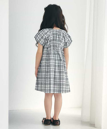 日本童裝 apres les cours 泡泡袖連身裙 80-140cm 女童款 夏季 DRESSES