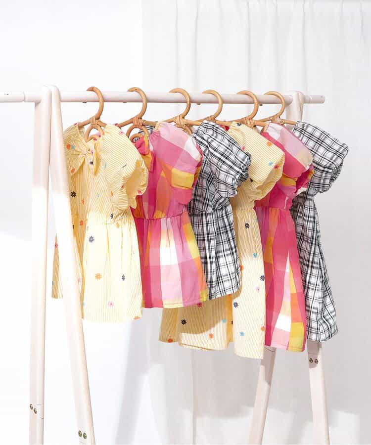 日本童裝 apres les cours 泡泡袖連身裙 80-140cm 女童款 夏季 DRESSES